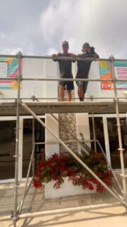 During Aruba Doet we will be creating an awesome mural 🤩😍Thank you @scaffpro_aruba for helping us!  #arubadoet2025 #arubadoet #aruba #art #artaruba #arubaonehappyisland #artschoolaruba